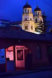 Basilica of Saint Hyacinth by night