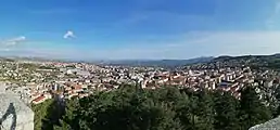 View of Campobasso from the castle