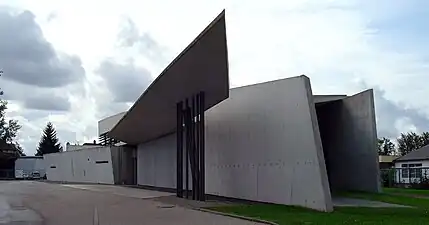 Vitra company fire station by Zaha Hadid, Weil am Rhein, Germany.