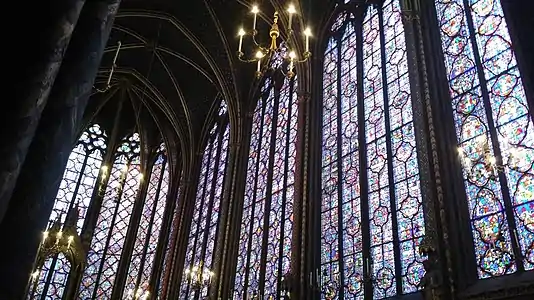 South wall, looking east to the apse