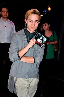 (2012) Vladimir in the presentation of Erica's debut album "Paparazzi".