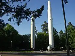 Central square in Vlasikha