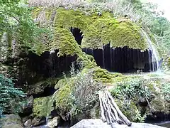 "Zontik" (Umbrella) waterfall in the Karkar Canyon