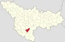 Location in Timiș County