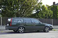 Volvo 850 T-5R estate in green (DE)