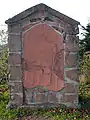 The ancient Roman votive relief of Mercury is on display on top of the mountain