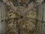 View of the chapel's choir vault.