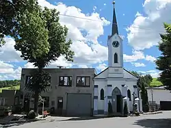 Municipal office and Chapel of the Divine Heart of the Lord