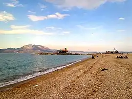 A view of Vrahati's seashore.