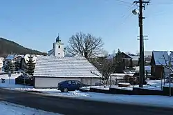 View towards the Church of the Corpus Cristi