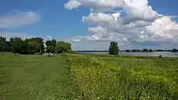 View of Lebel Island Park, Repentigny