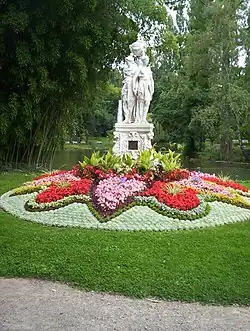 The Jardin des plantes in Le Mans (1865).