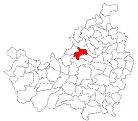 Location in Cluj County