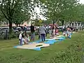 Children's games during the "Boulevard of Art and Sport", 2017.