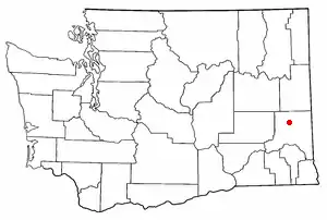 Location of St. John, Washington