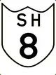 State Highway 8 shield}}