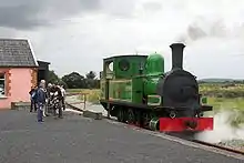 Original WCR locomotive Slieve Callan, now preserved at Moyasta.