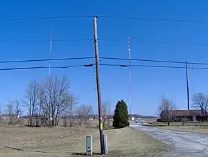 WFOB and WBVI transmitter site, at 1407 U.S. Route 23, south of Fostoria.  This building had served as the WFOB and WBVI studios and offices for many years prior to the downtown move.