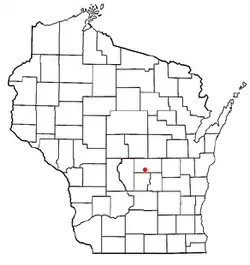 Location of Dakota, Wisconsin