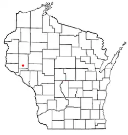 Location of Dunn, Wisconsin