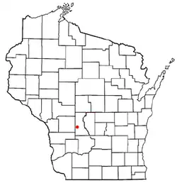 Location of Fountain, Wisconsin