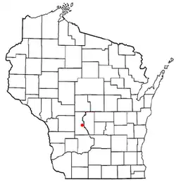 Location of the Town of Germantown, Wisconsin