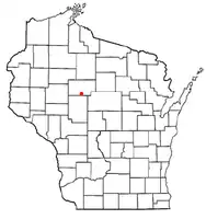 Location of Holway, Wisconsin