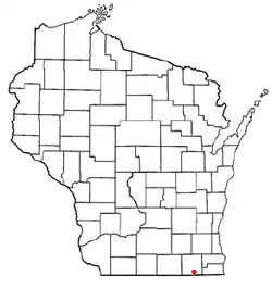 Location of the Town of Linn, Wisconsin