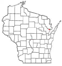 Location of Little River, Wisconsin