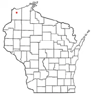 Location of Oakland, Wisconsin