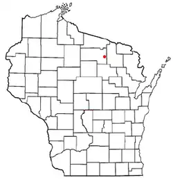 Location of Piehl, Wisconsin