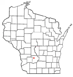 Location of the Town of Reedsburg, Wisconsin