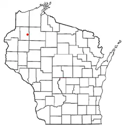 Location of Stone Lake, Wisconsin