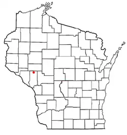 Location of Unity, Trempealeau County, Wisconsin