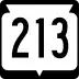 State Trunk Highway 213 marker