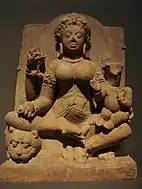 Image depicting Goddess Ambika in LACMA, 6th-7th century