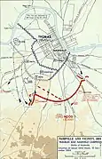 Battle of Nashville, situation about 1300 Hours (December 15, 1864)