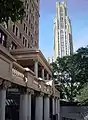 Cathedral of Learning viewed from the William Pitt Union