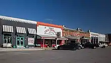 Restaurant and historic Best Theater