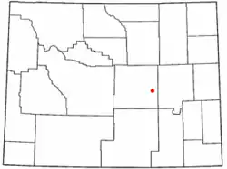 Location of Brookhurst, Wyoming