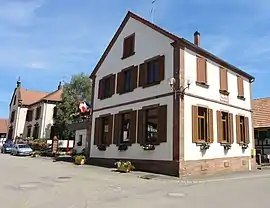 The town hall in Wahlenheim