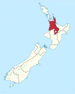 Waikato Region in New Zealand