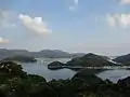 Wakamatsu Strait & Great Bridge from Ryūkanzan