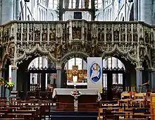 A late Gothic rood screen from 1531