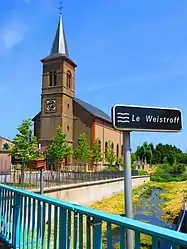 The church in Waldweistroff