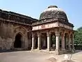 Walled mosque adjacent to the Baoli