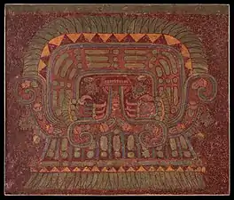 A wall painting in Teotihuacan