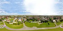 Panorama of Wallersdorf