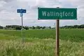 Approaching Wallingford whilst heading north on Iowa Highway 4.