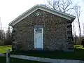 Front view of the Wallington Cobblestone Schoolhouse District No. 8